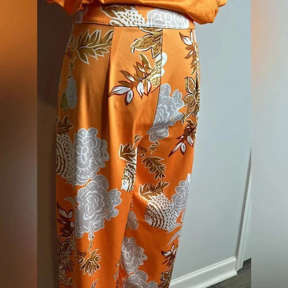 Floral Print Wide Leg Pants - Picture 6 of 12